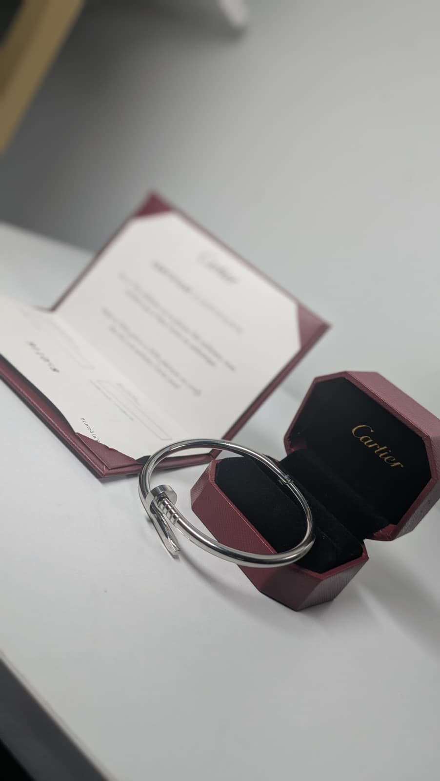 Brazalete Cartier plata