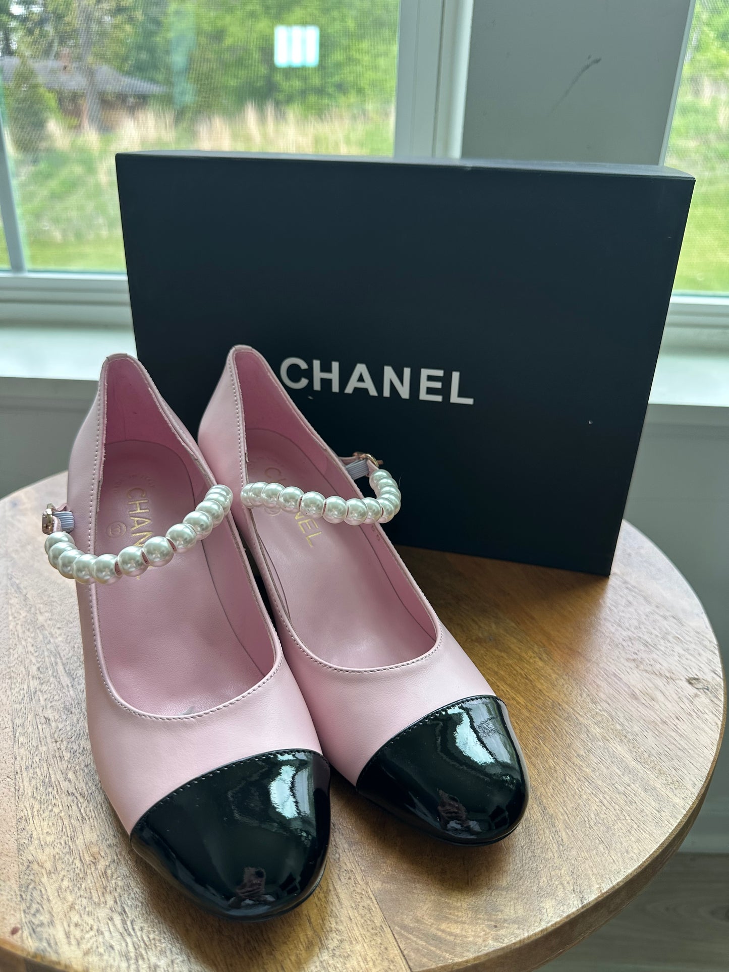 Tacones Chanel Rosita’s esfera talla 8 top quality