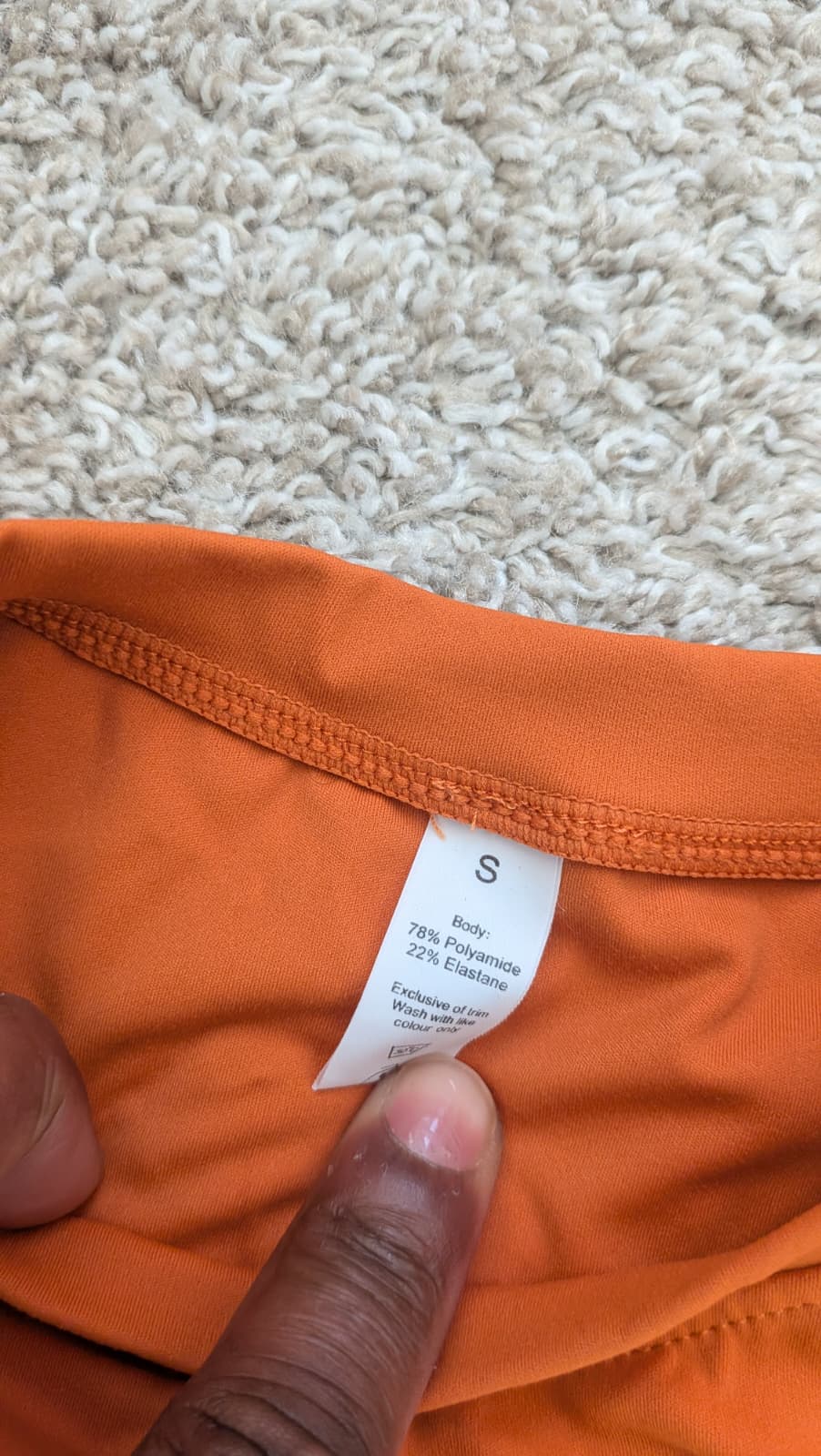 Set naranja small closet sale nuevo