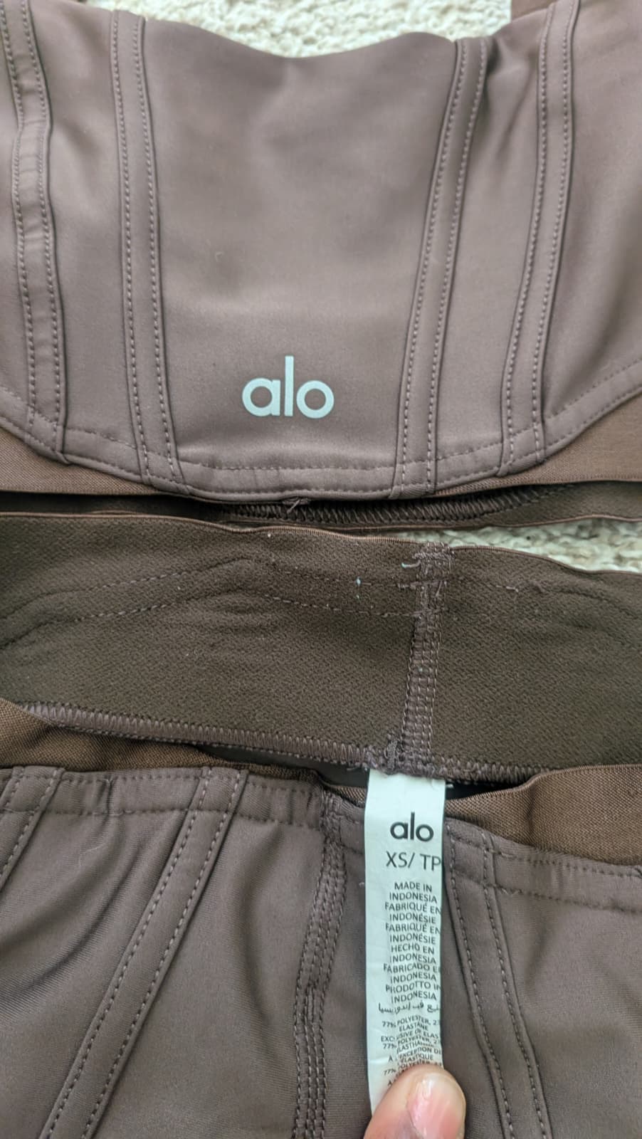 Set alo cafe XXS closet sale