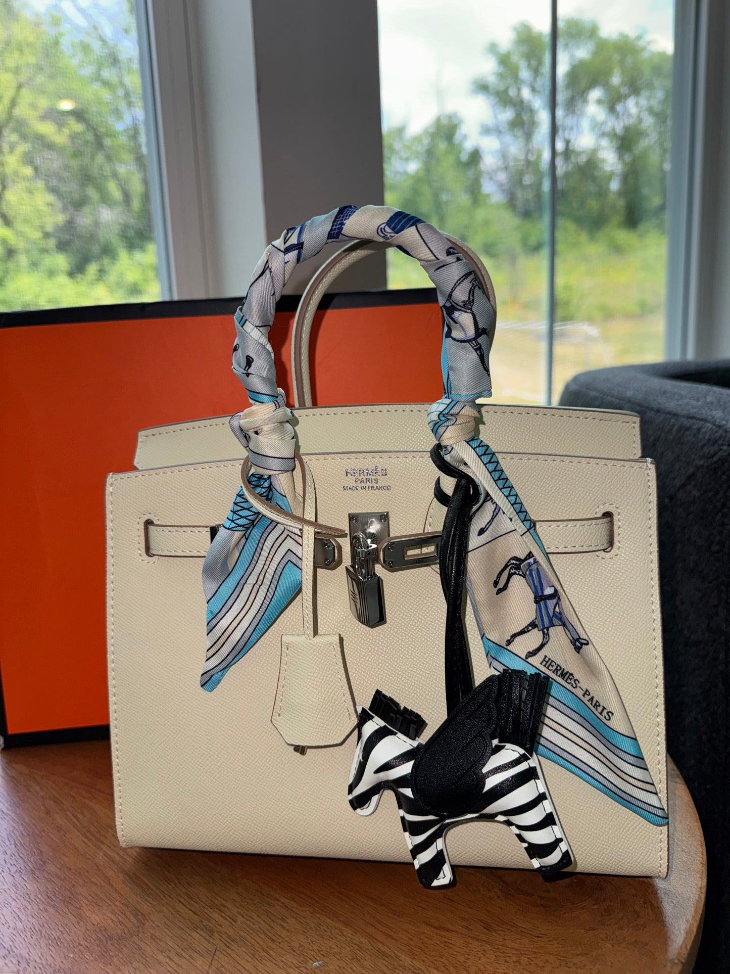Birkin beige top quality con accesorios , candado , cubre polvo y caja