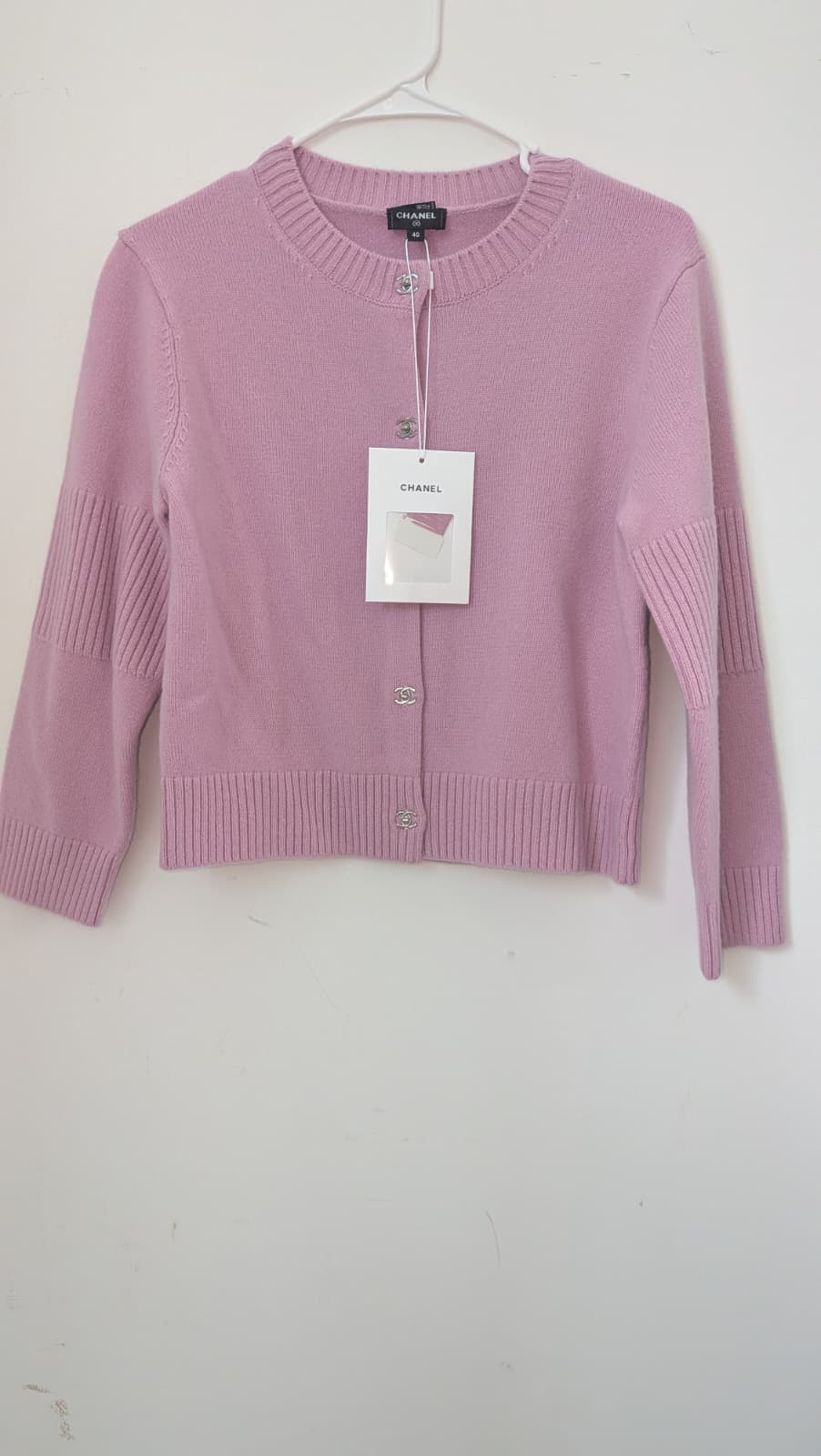 Sueter Chanel rosa small top quality