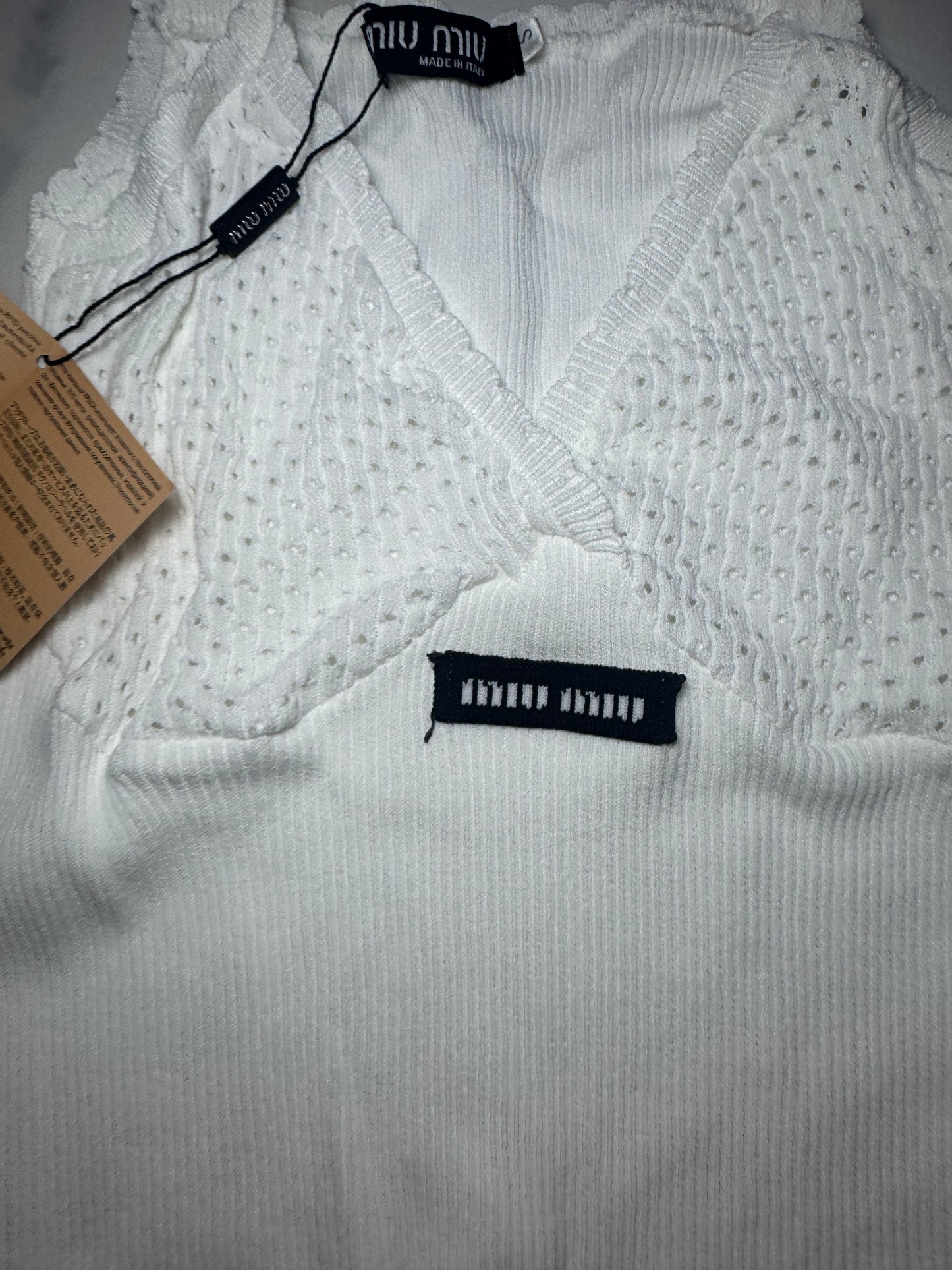 Blusa Miu Miu small tejida