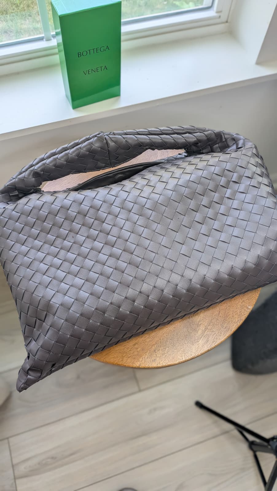 Bolsa bottega cafe seminueva top quality
