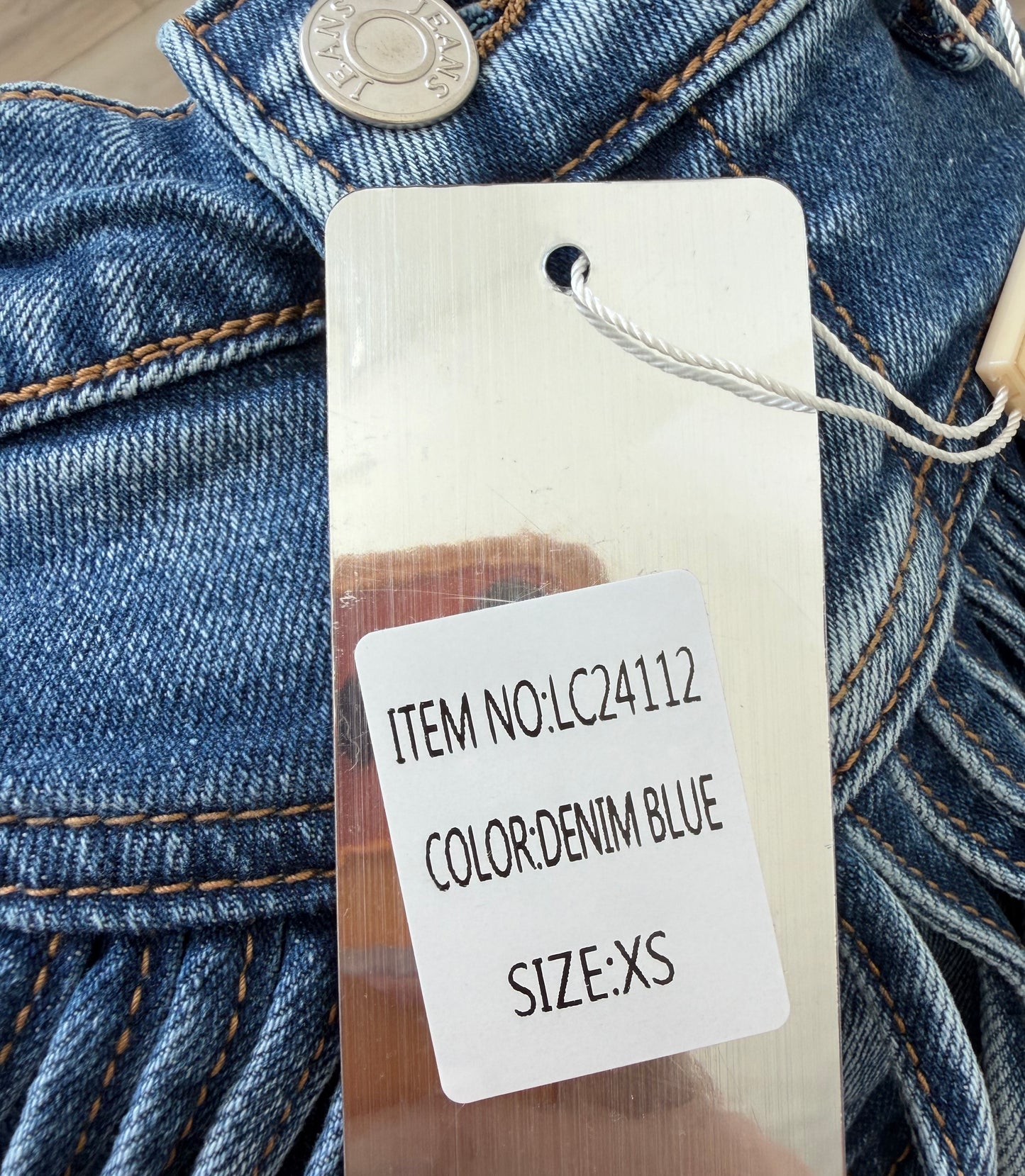 Pantalón mezclilla nuevo etiqueta XS pero viene super amplio y stretch