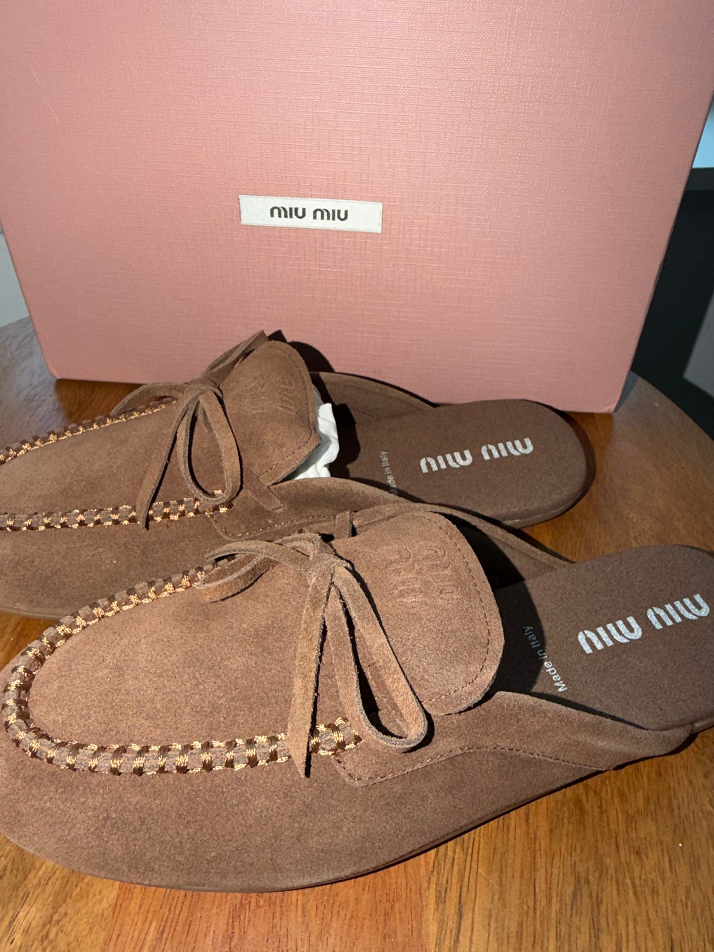 Zapatos Miu Miu talla 8 Nuevo’s con caja