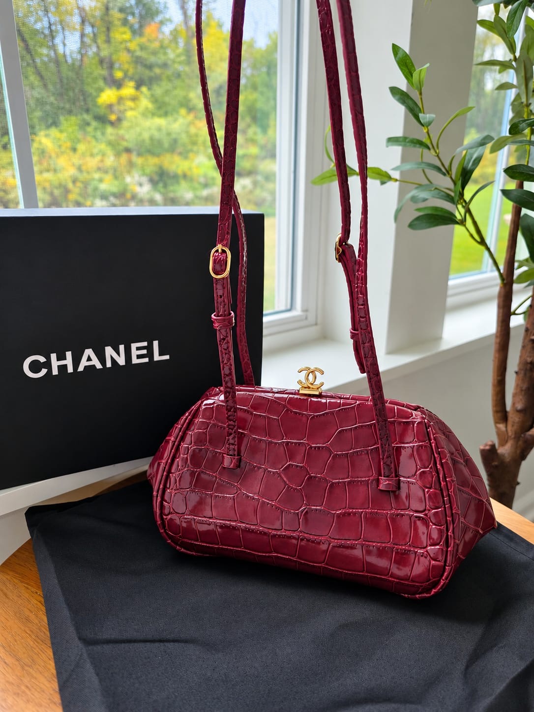 Bolsa Chanel cocodrilo tinta top quality
