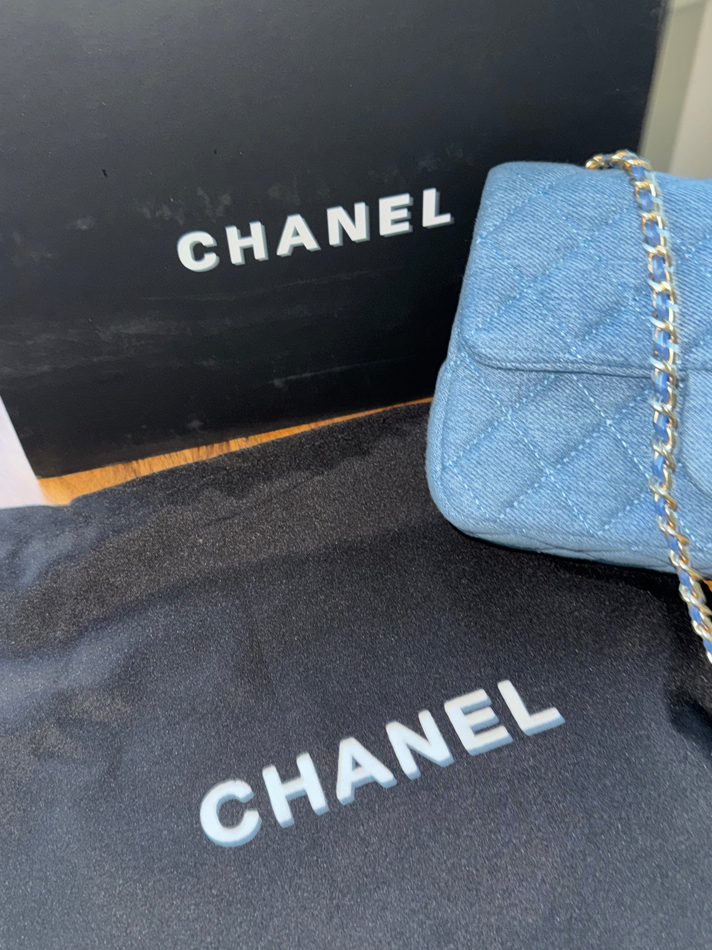 Bolsa Chanel mezclilla top quality