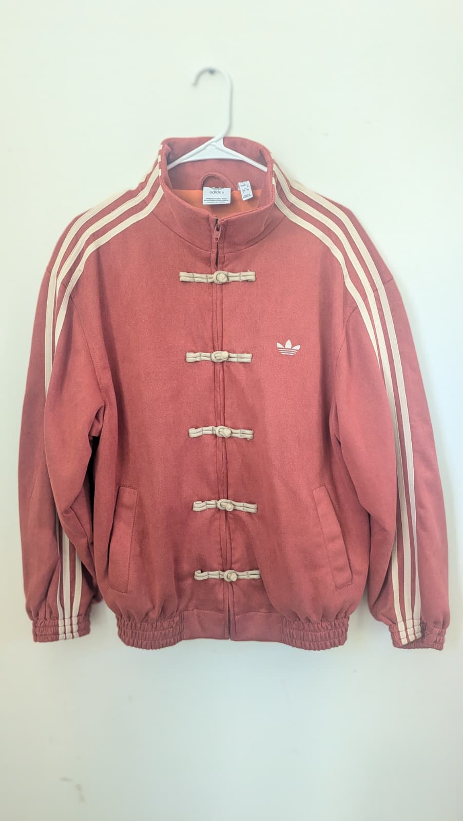 Chamarra adidas roja mediana top quality
