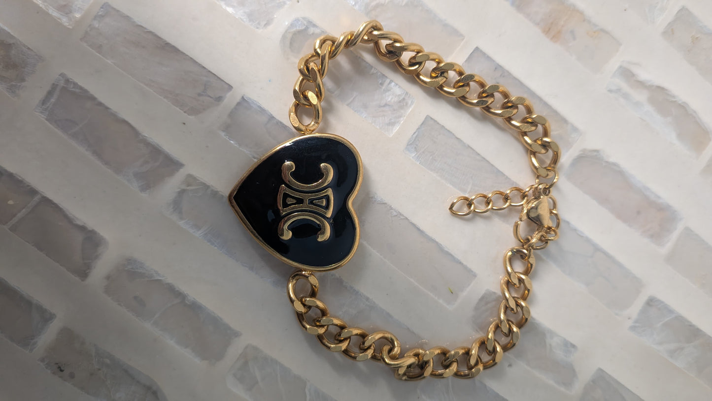 Aretes y pulsera Celine