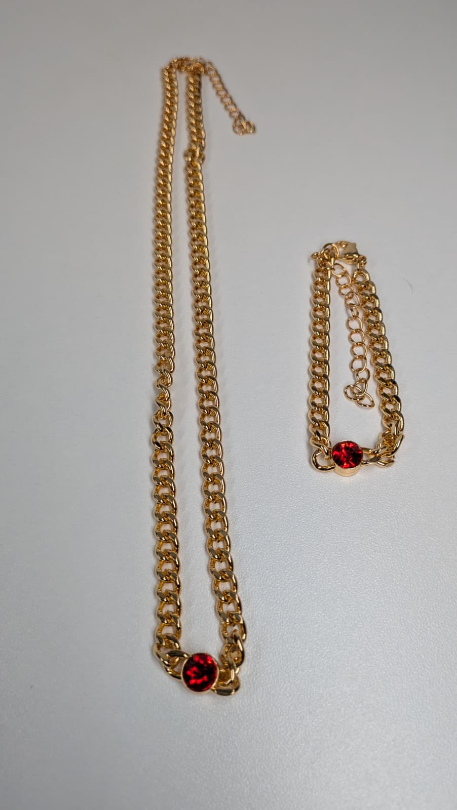 Set Cristal rojo