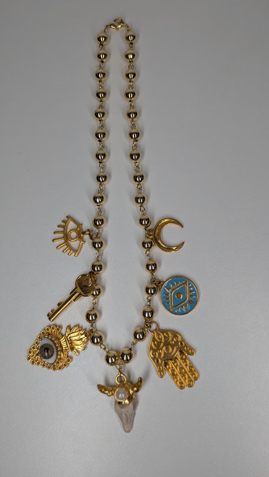 Collar charms con Llave