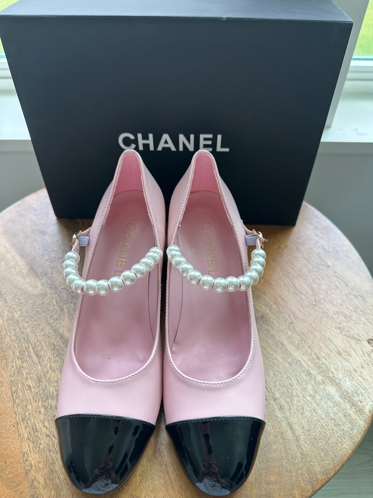 Tacones Chanel Rosita’s esfera talla 8 top quality