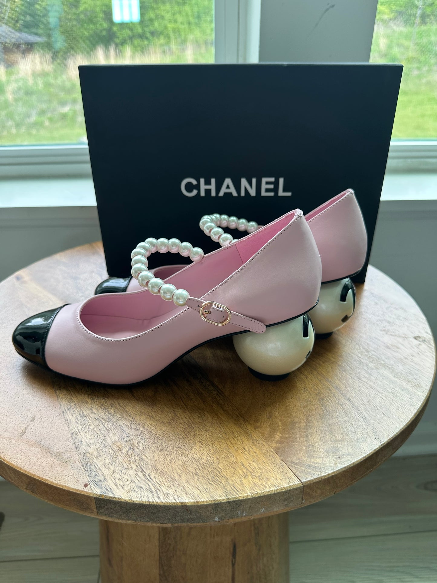 Tacones Chanel Rosita’s esfera talla 8 top quality