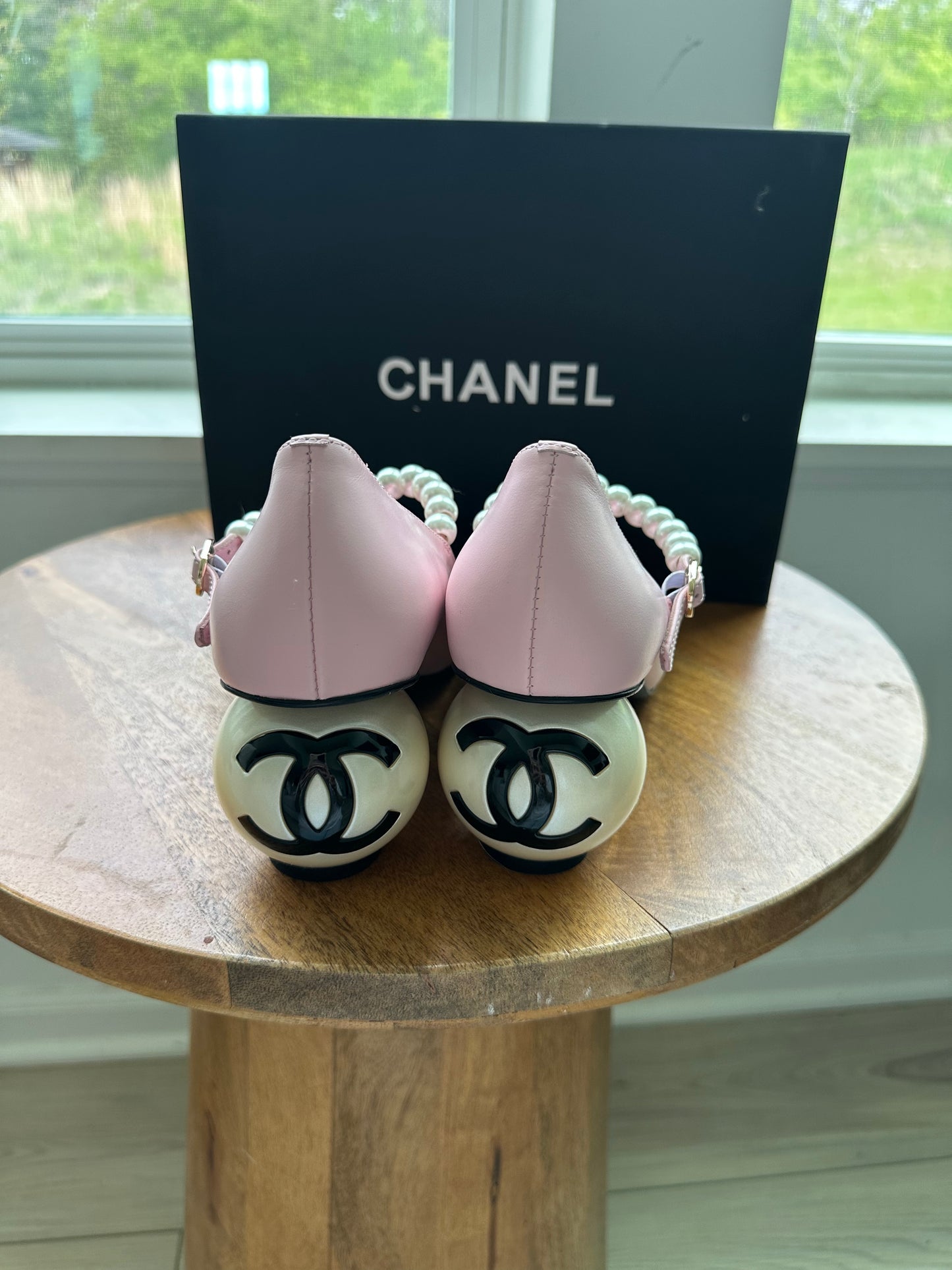 Tacones Chanel Rosita’s esfera talla 8 top quality