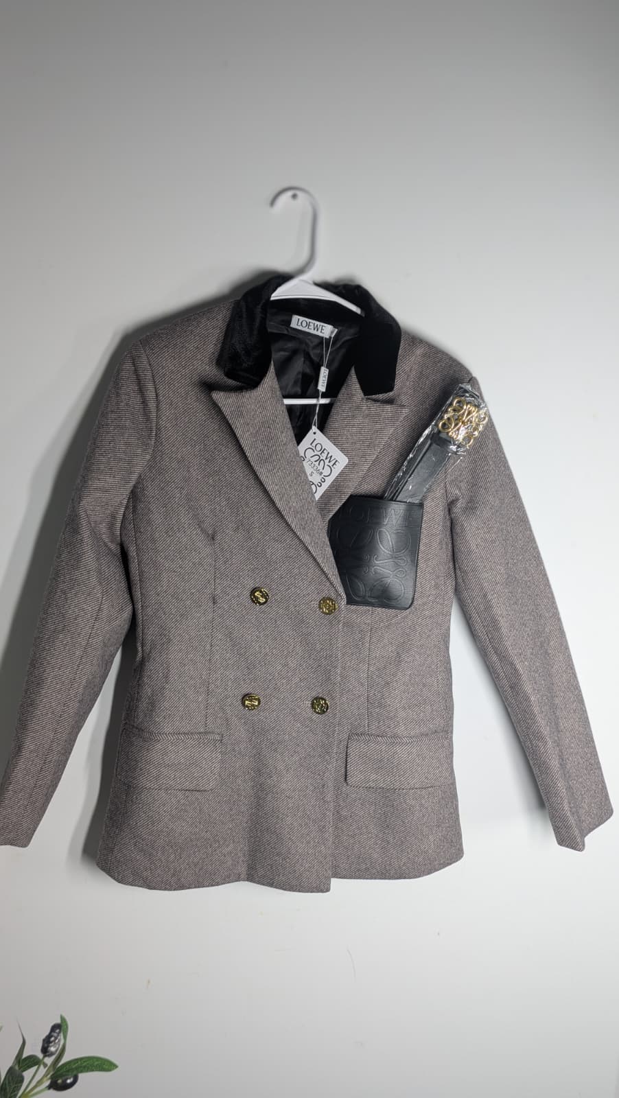 Blazer Loewe small con cinturon