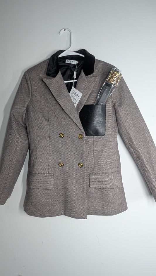 Blazer Loewe small con cinturon