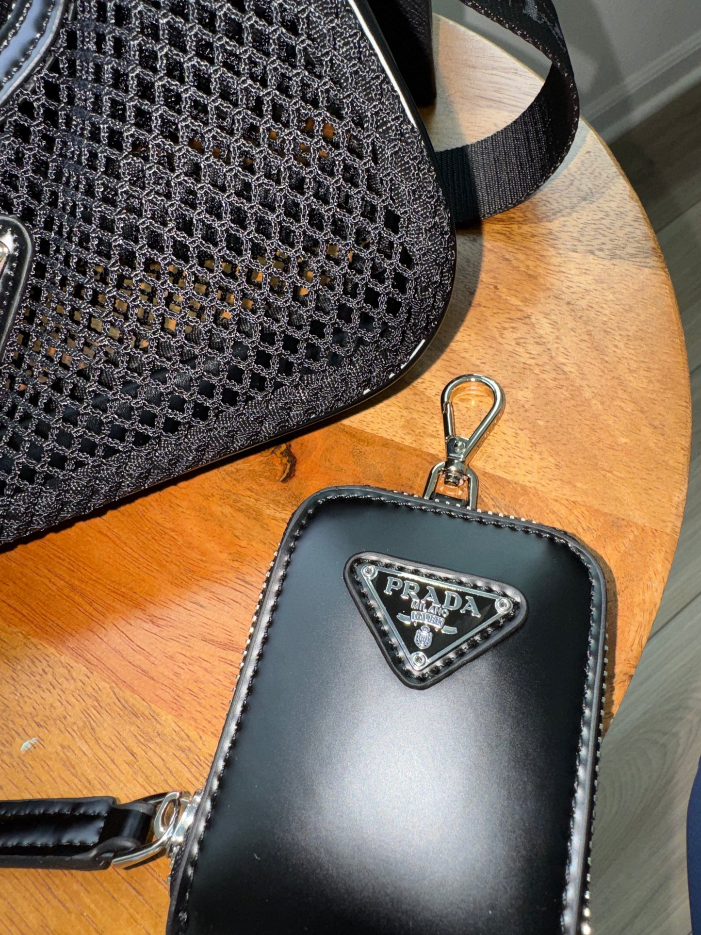 Set Prada bolsa y sombrero top quality