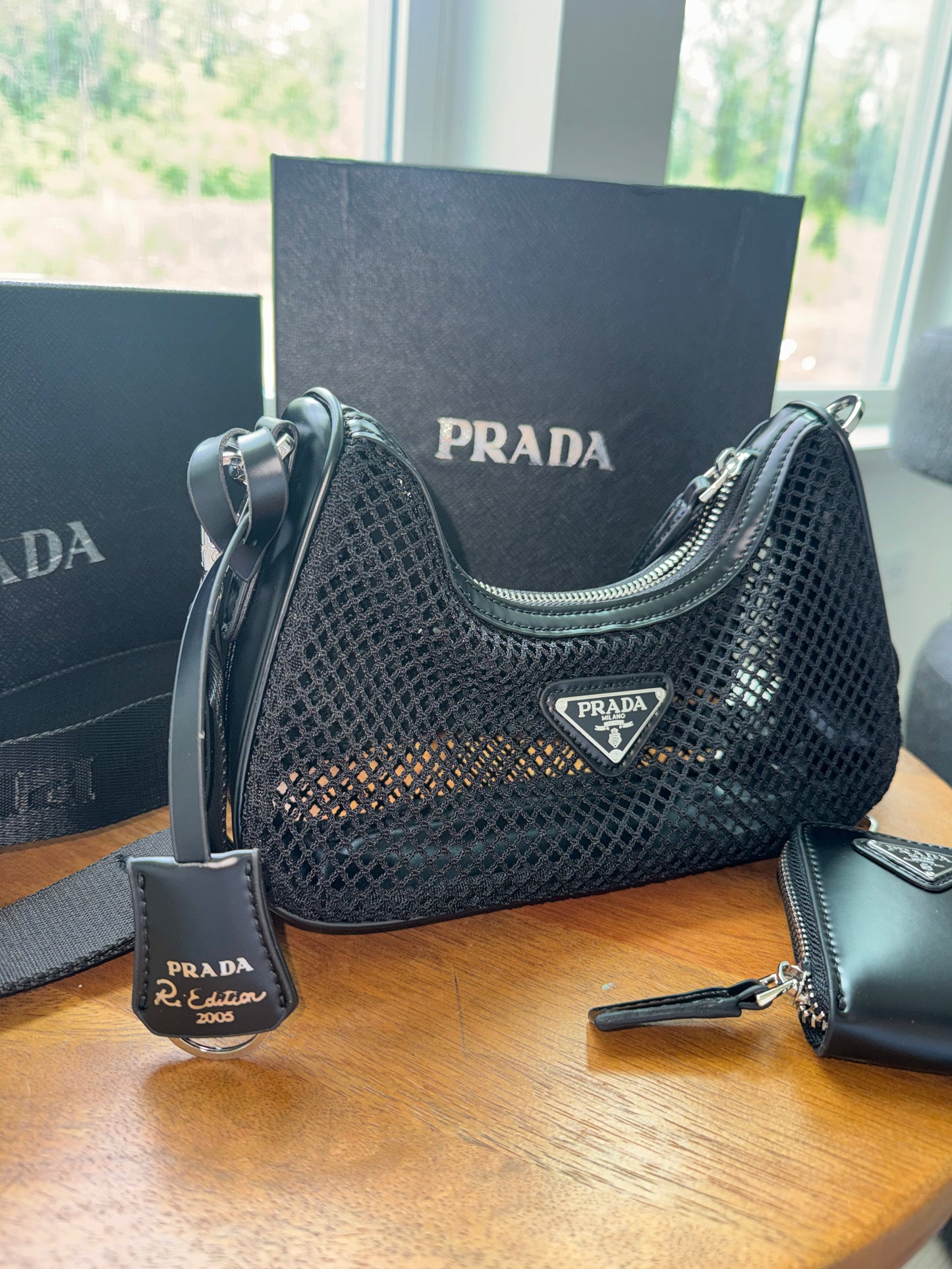 Set Prada bolsa y sombrero top quality