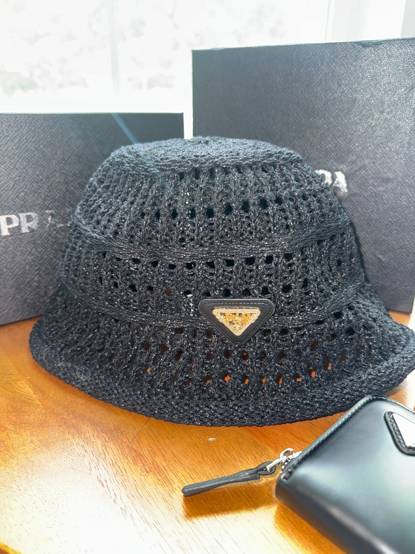 Set Prada bolsa y sombrero top quality