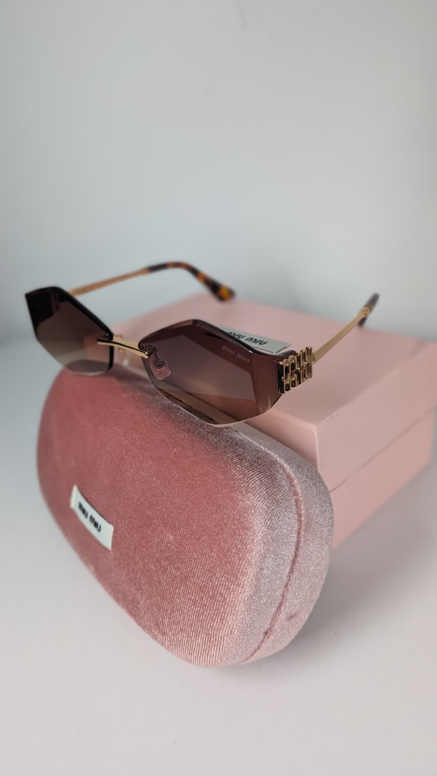 Lentes Miu Miu cafes Rombo edición limitada