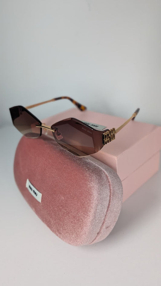 Lentes Miu Miu cafes Rombo edición limitada