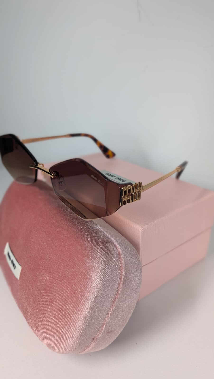 Lentes Miu Miu cafes Rombo edición limitada