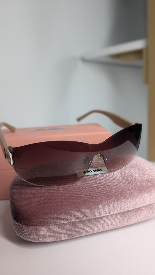 Lentes cafes Miu Miu con estuche top quality