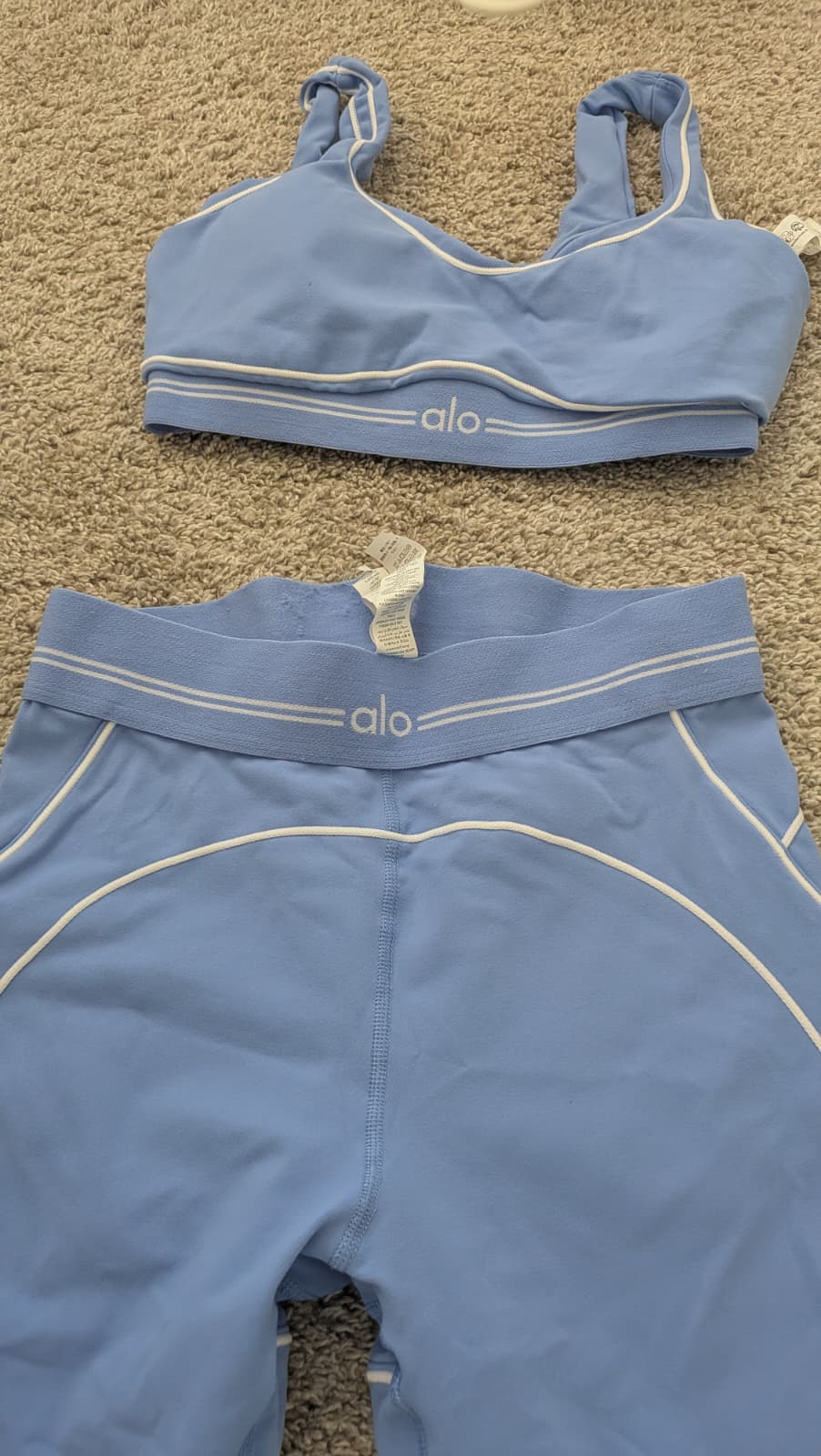 Set alo azul small closet sale