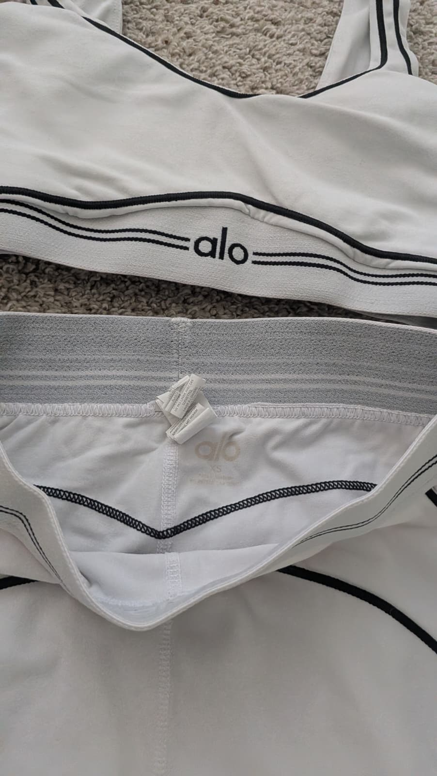 Set alo blanco small closet sale