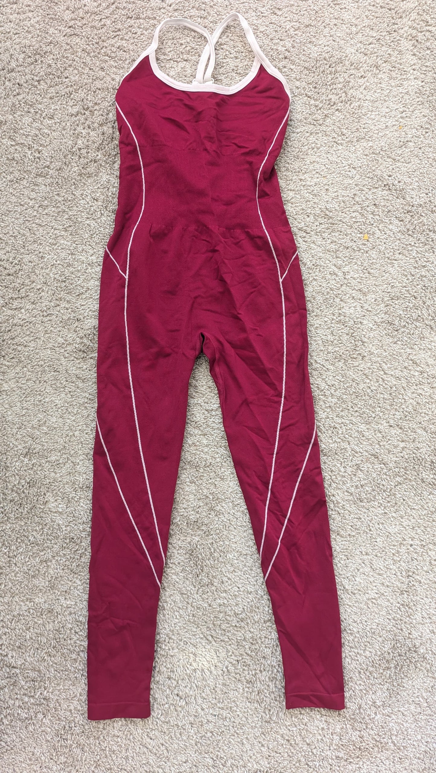 Jumpsuit small color vino closet sale