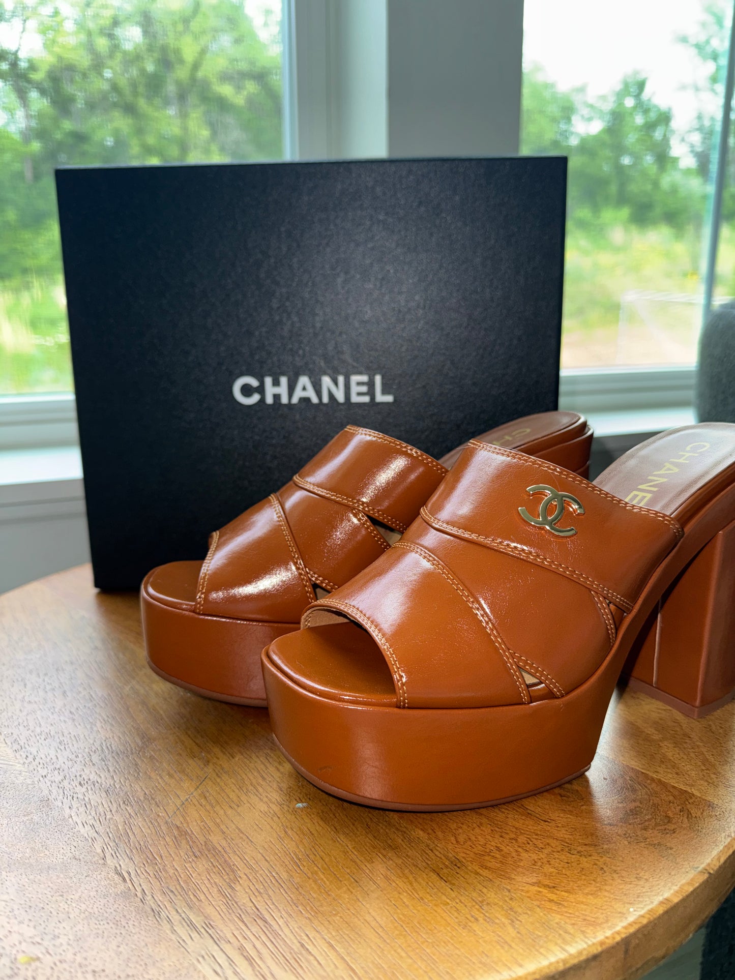 Tacones Chanel talla 8