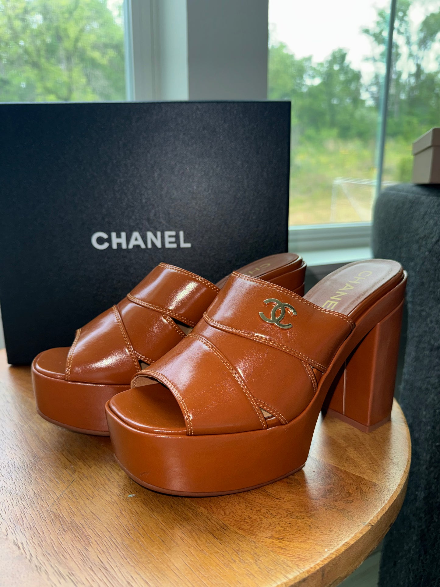 Tacones Chanel talla 8