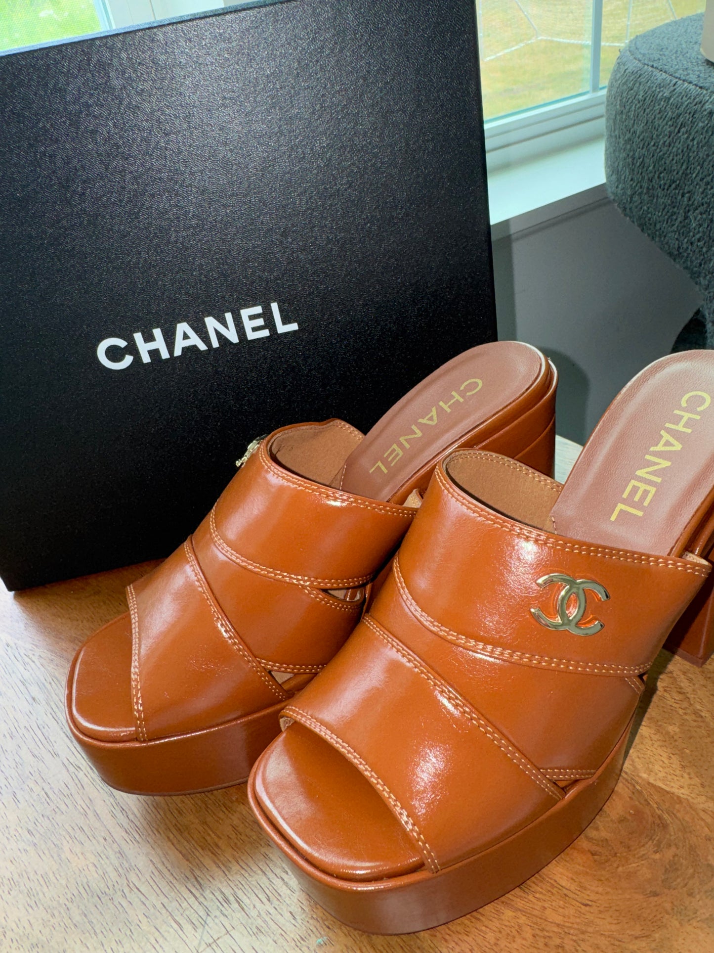 Tacones Chanel talla 8