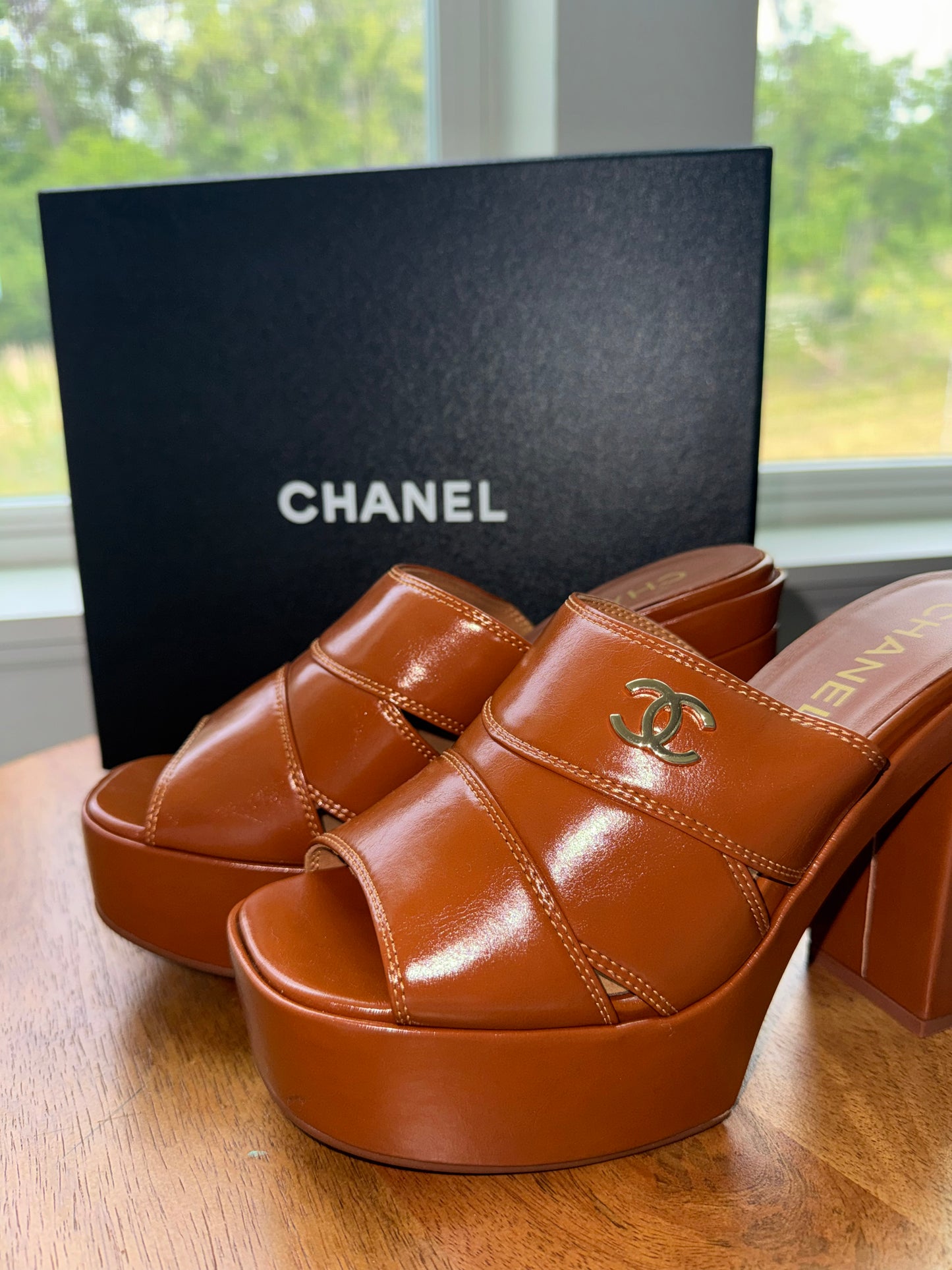 Tacones Chanel talla 8