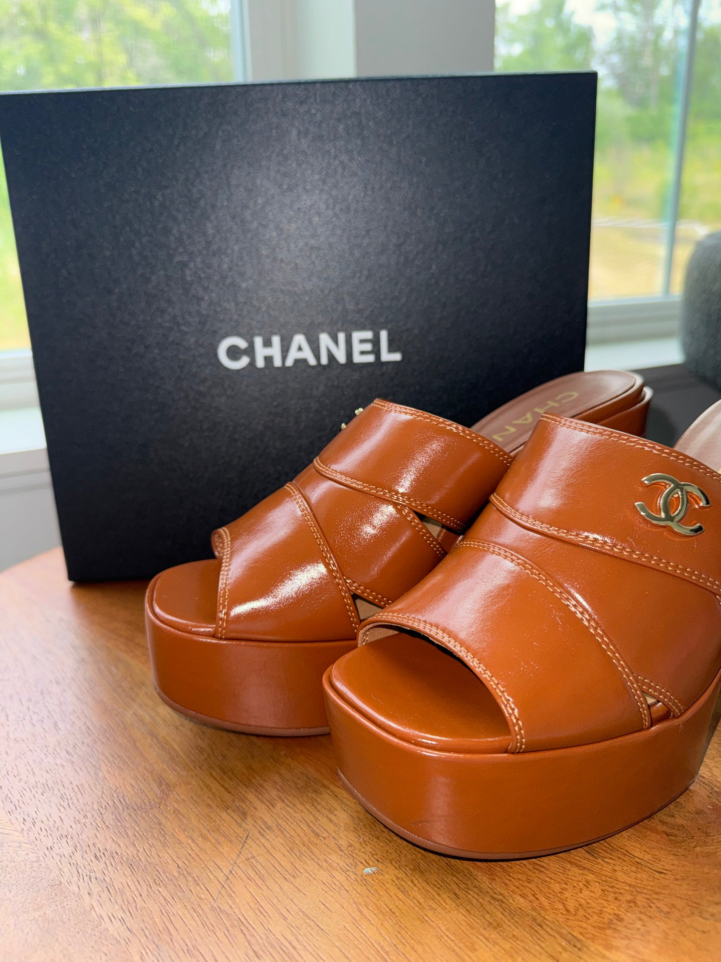 Tacones Chanel talla 8
