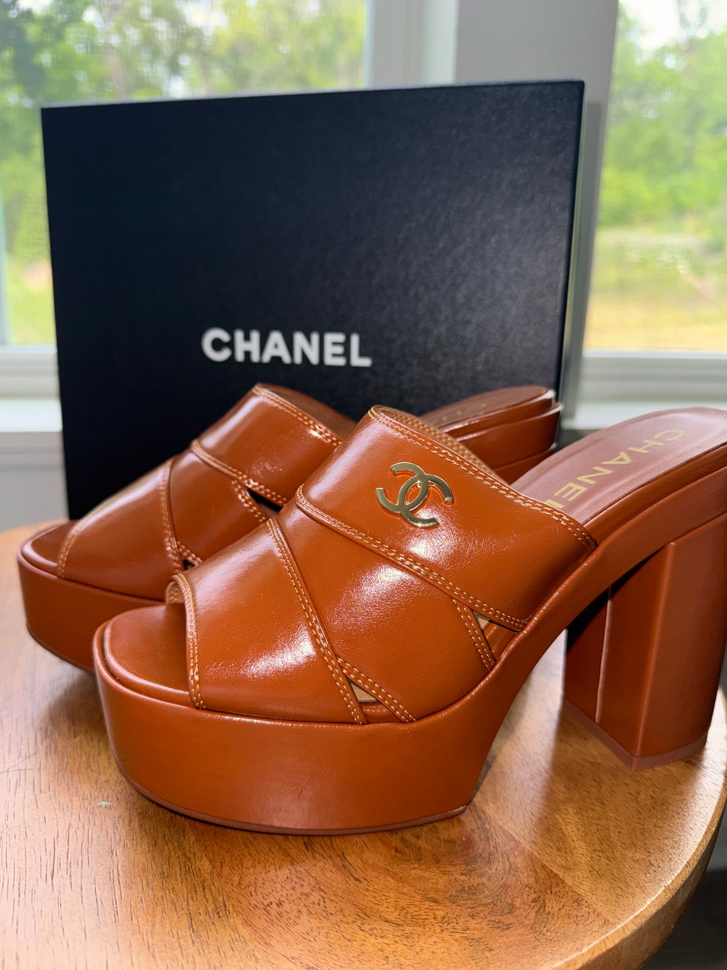 Tacones Chanel talla 8