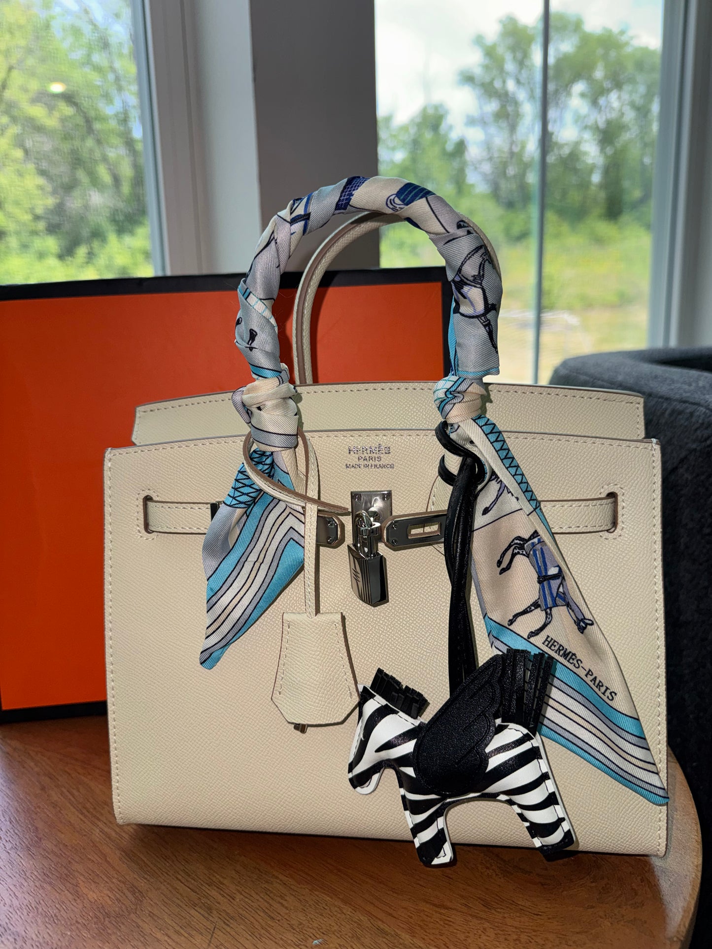 Birkin beige top quality con accesorios , candado , cubre polvo y caja