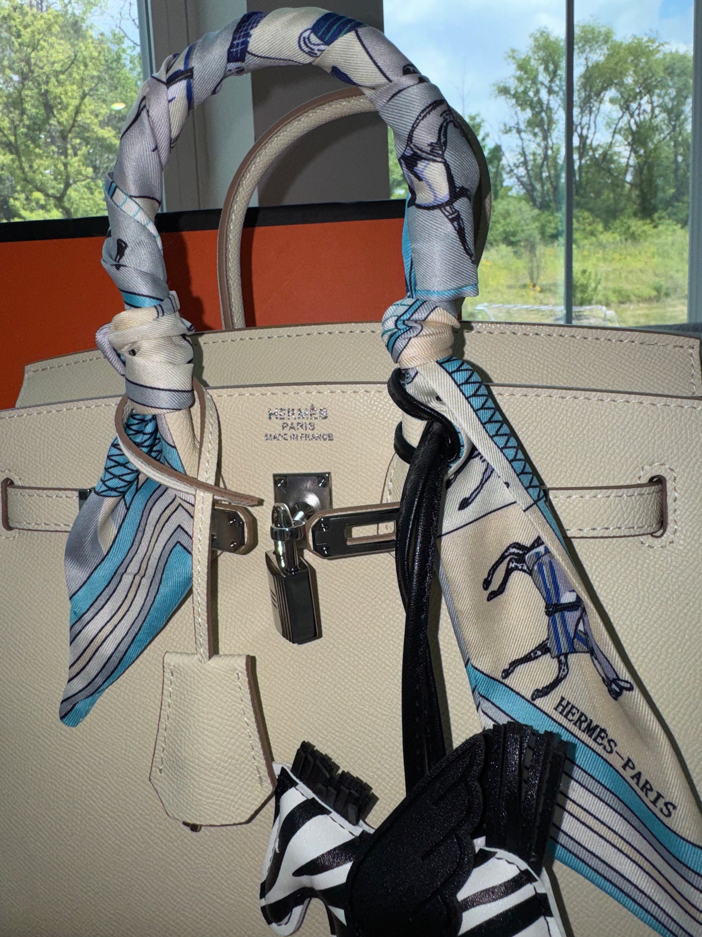 Birkin beige top quality con accesorios , candado , cubre polvo y caja