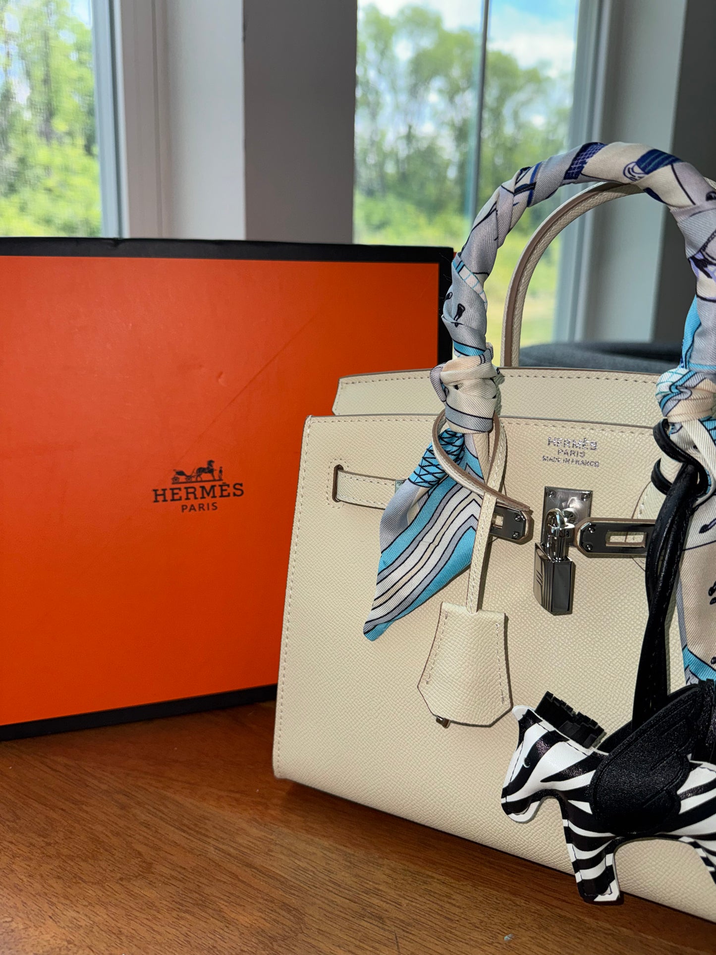 Birkin beige top quality con accesorios , candado , cubre polvo y caja