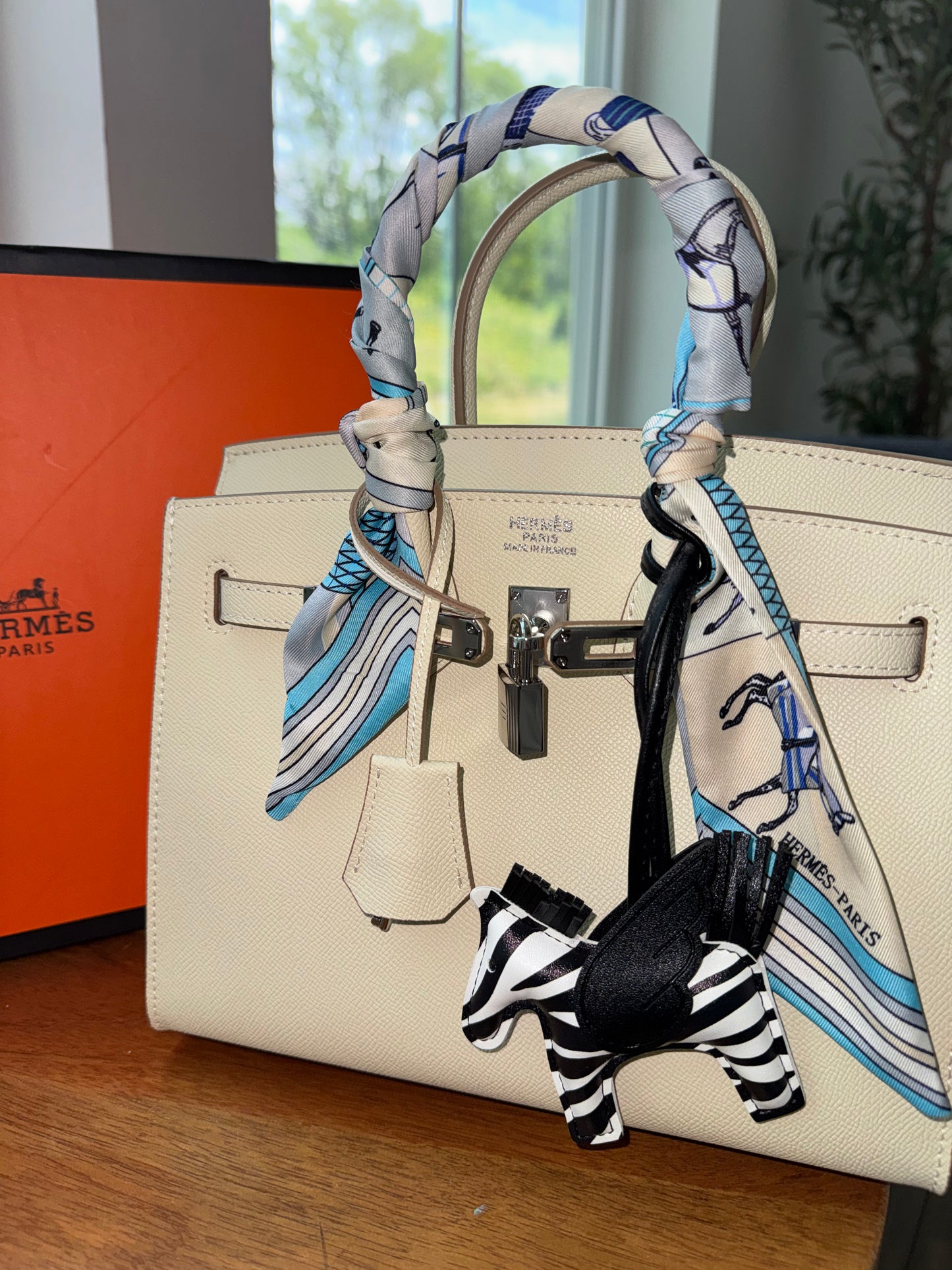 Birkin beige top quality con accesorios , candado , cubre polvo y caja