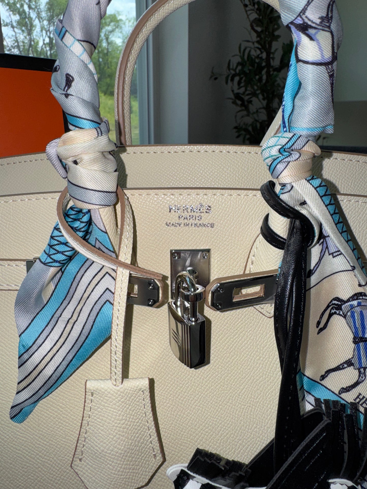 Birkin beige top quality con accesorios , candado , cubre polvo y caja