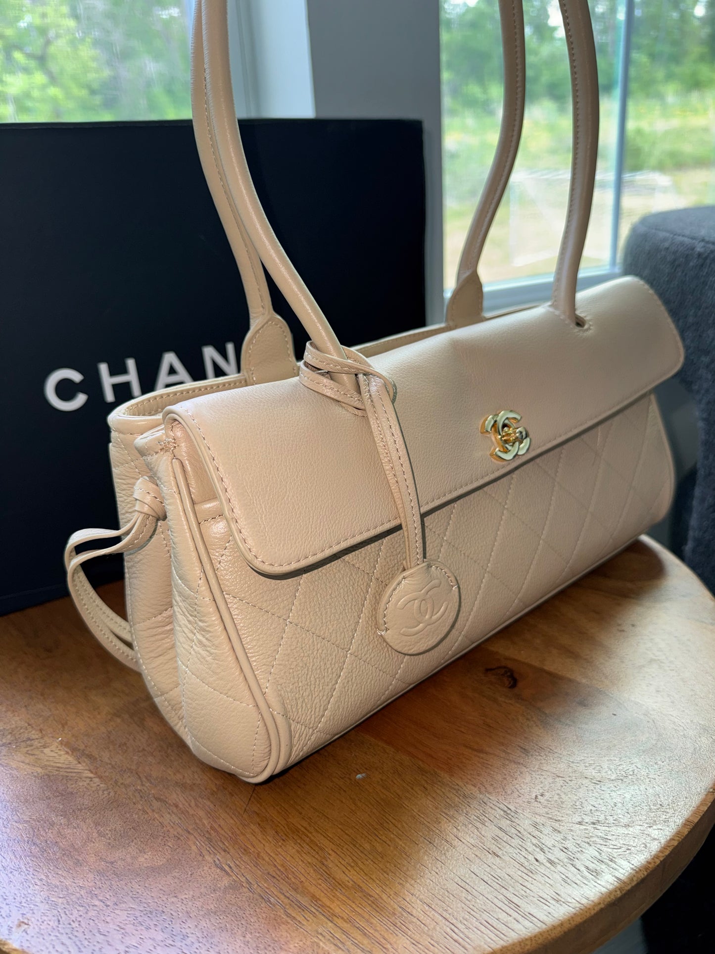 Bolsa Chanel beige top quality nueva temporada 2026