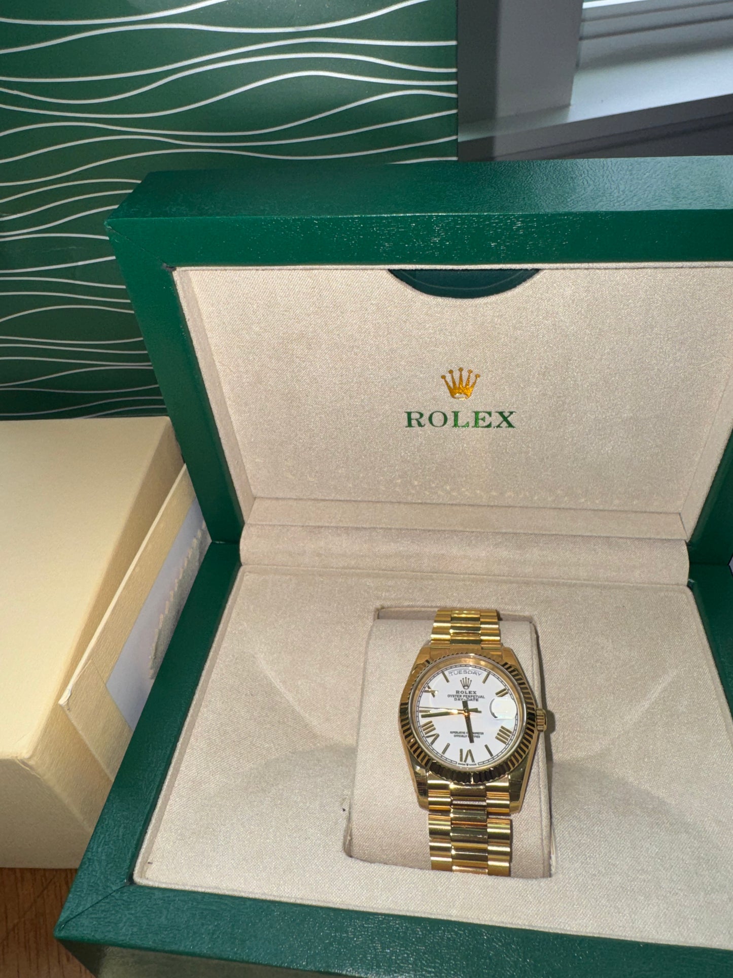Rolex dorado top quality