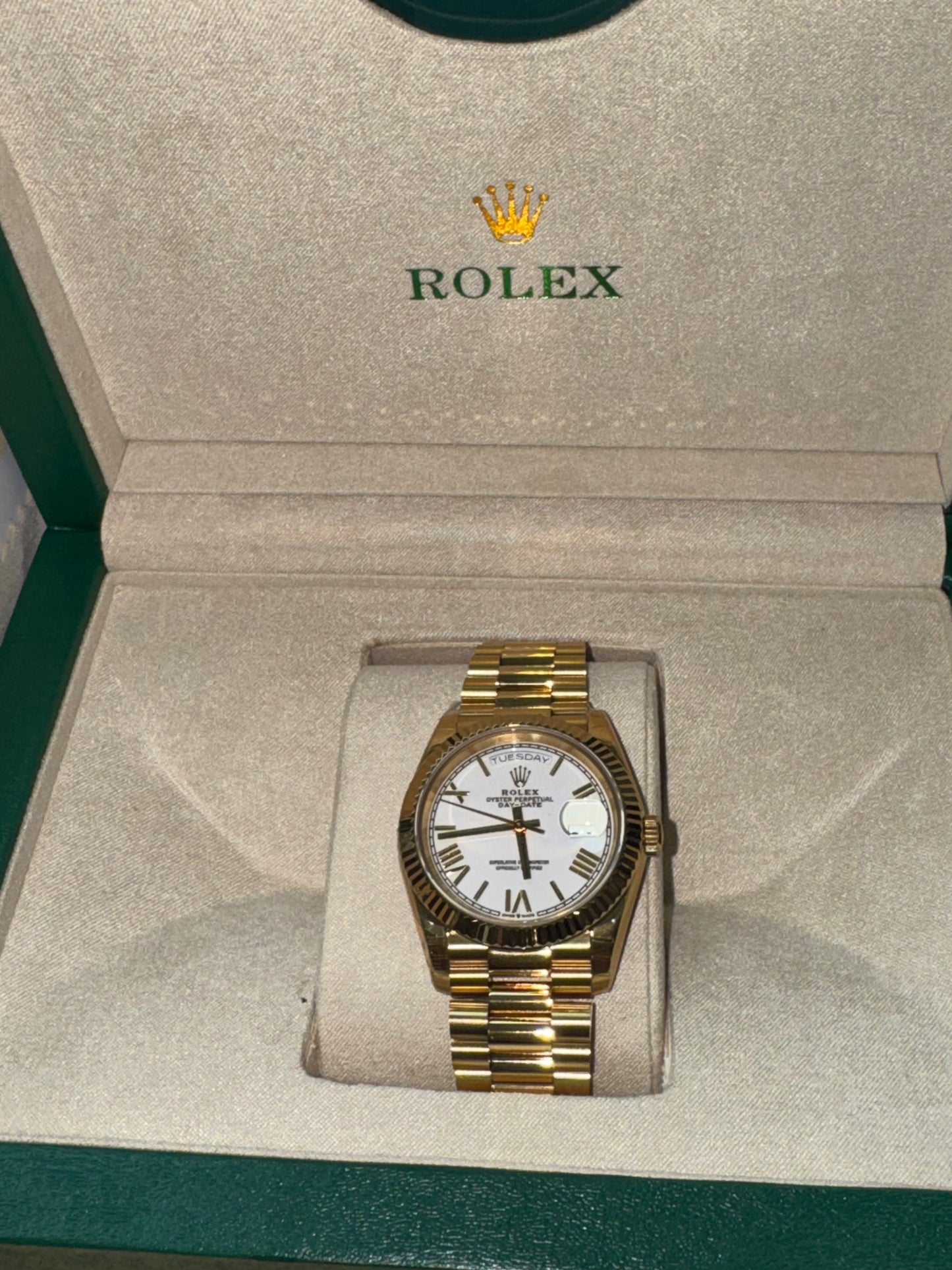 Rolex dorado top quality