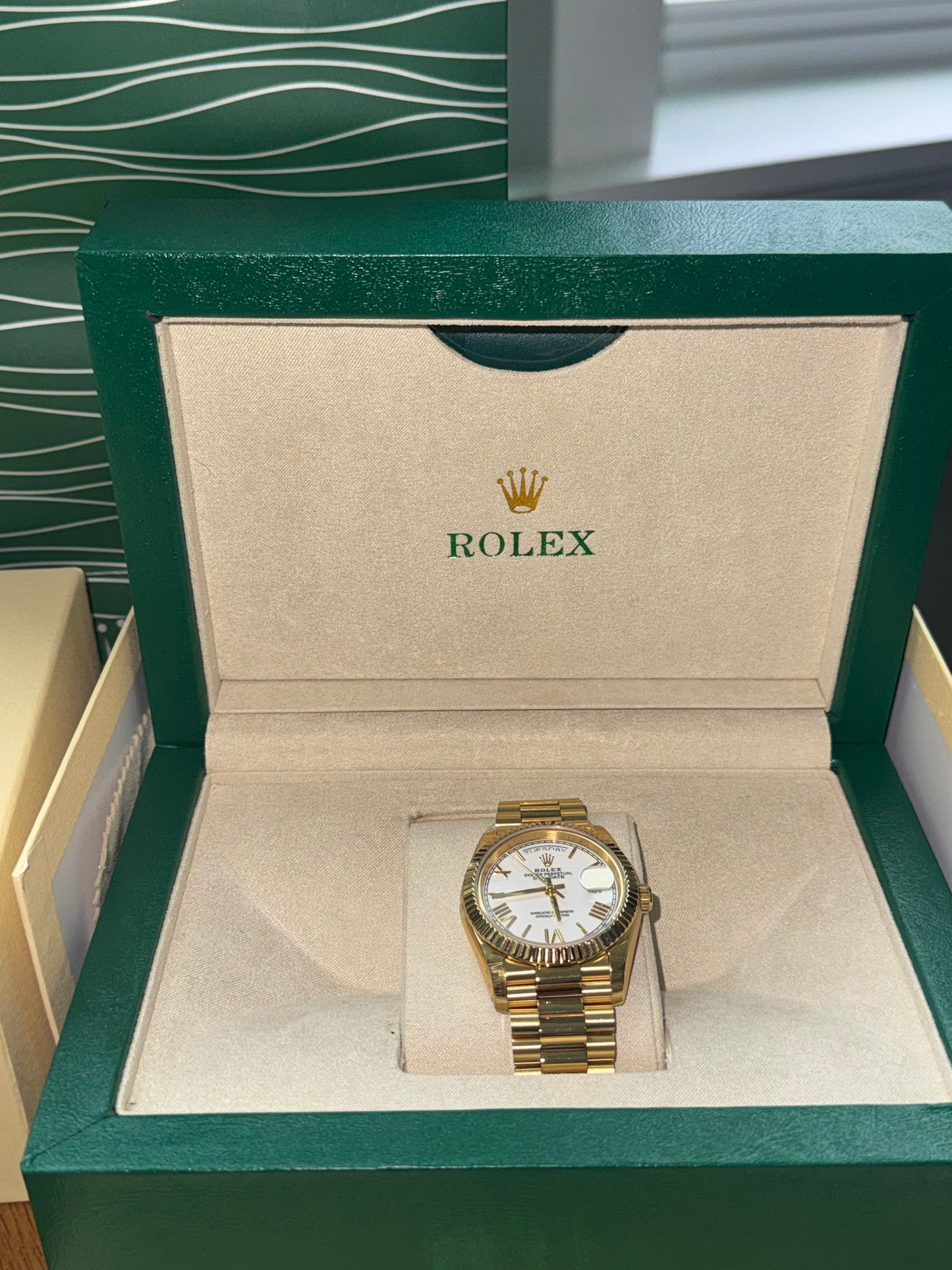 Rolex dorado top quality