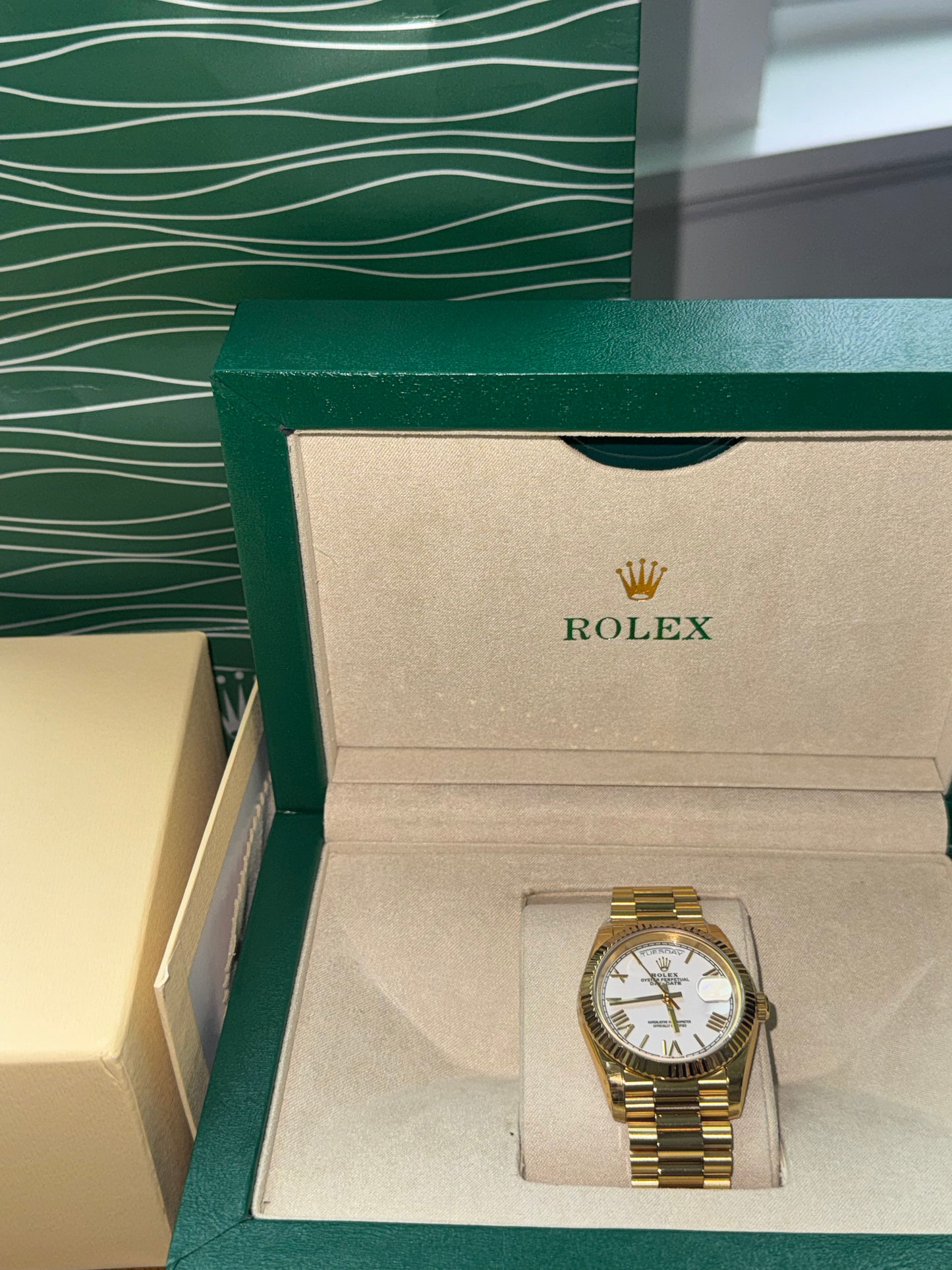 Rolex dorado top quality