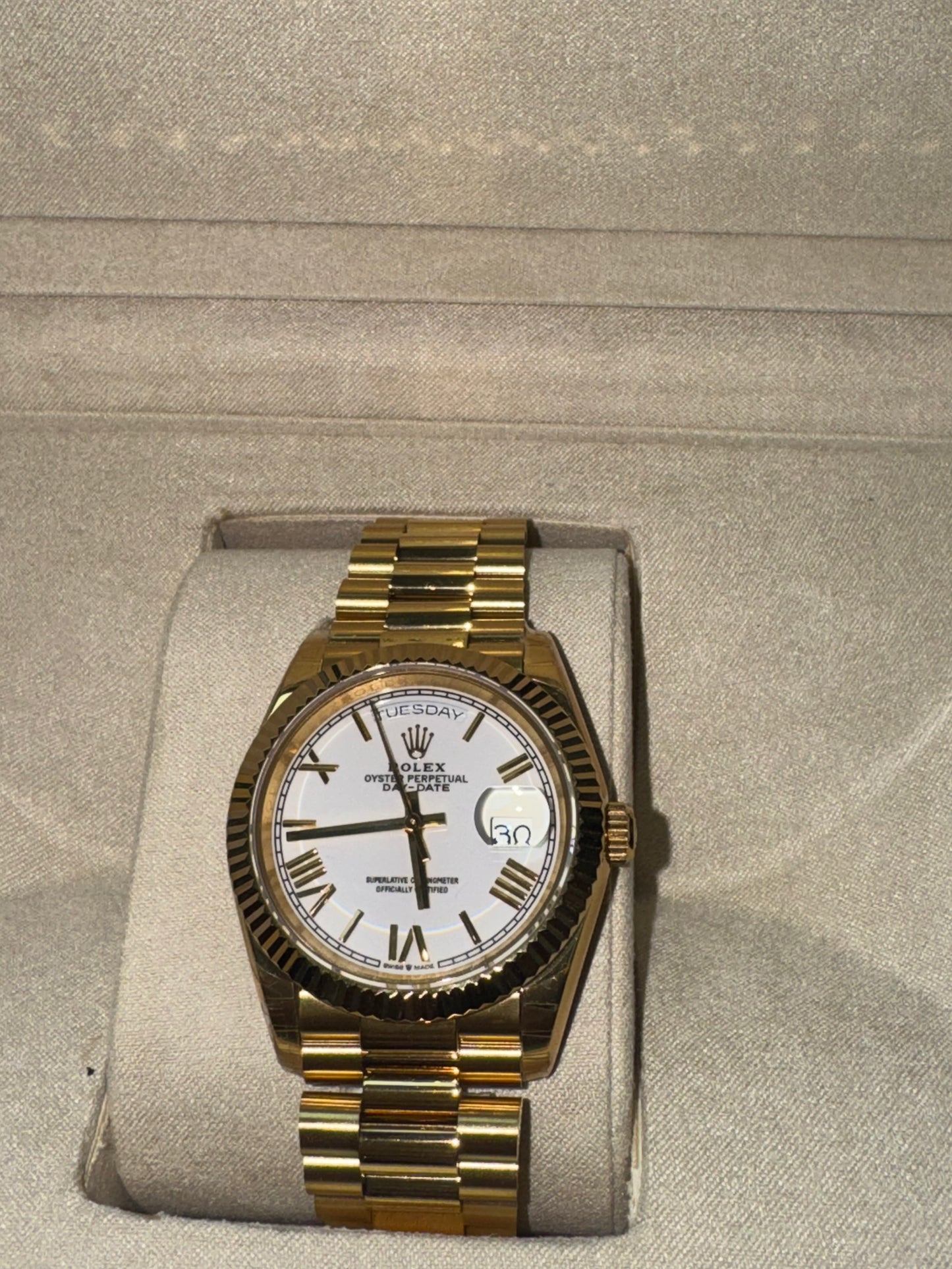 Rolex dorado top quality