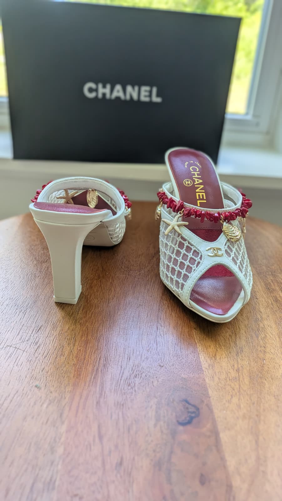 Tacones Chanel edición verano talla 7