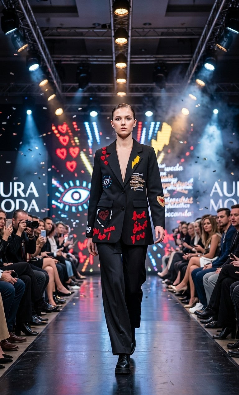 Blazer small negro con accesorios